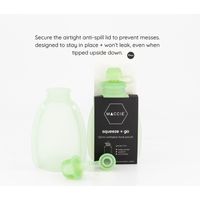 Maccie Refillable Food Pouch - Lime Green